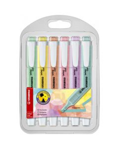 STABILO Tekst markeri Swing Cool Pastel, set 1/6 - MC275-6-08