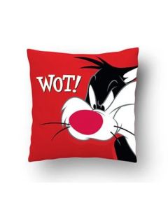 WARNER BROS Ukrasni jastuk 40x40cm Silvester, crvena - 2753-SILVESTER 2