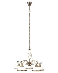 Rabalux Luster Elisett E27 5x MAX 60W bronzana (2755) - 2755