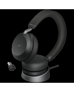 JABRA EVOLVE2 75 Link380c MS Stereo Stand Black EVOLVE2 75 headset Black MS Link 380 BT