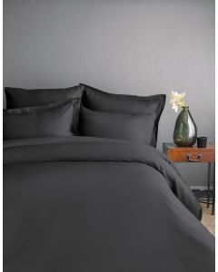 DEKOR DOM Komplet posteljina 200x220cm Issimo saten Double Simply Satin, fume - 040685