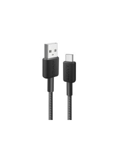 ANKER Kabl 322 USB-A na USB-C, pleteni, crna