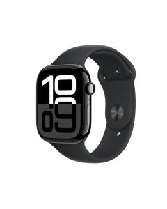 APPLE Pametni sat S10 GPS 46mm, Jet Black Alu Case sa Black Sport Band - S/M, crna - 280467