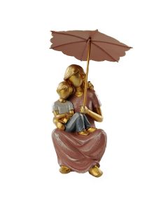ENA Dekorativna figura mama sa detetom polirezin 11x17cm 24EN0593 - 28694