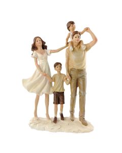 ENA Dekorativna figura porodica polirezin 20x28cm 24EN0596 - 28696