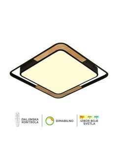 FORMA LED plafonska lampa 55W 3000K-6400K F2820-55C BK