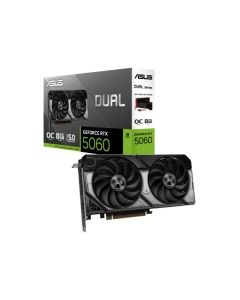 ASUS Grafička karta DUAL RTX 5060 8GB 128bit, crna - DUAL-RTX5060-O8G
