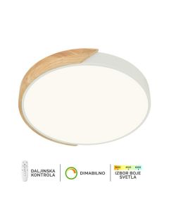 FORMA LED plafonska lampa 30W 3000K-6400K F2811-30C WH-drvo