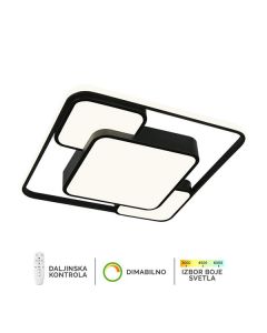 FORMA LED plafonska lampa 50W 3000K-6400K F2823-50C BK