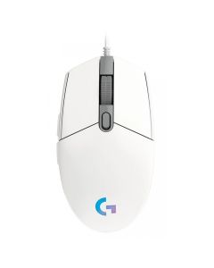 Miš Logitech Gejmerski G203 Lightsync  beli