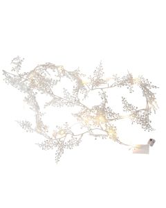 ENA Novogodišnja svetleća dekoracija Grana 1.6m 24EN1909, bela