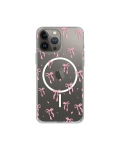 Maska za iPhone 13 Pro Max 6.7 Cute Bows Print Magsafe - 8021037