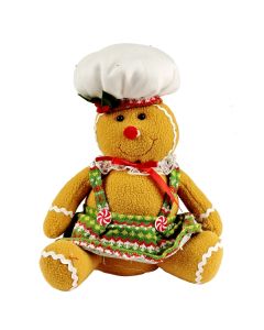 ENA Novogodišnja plišana figura Medenjak kuvar 30cm 24EN106