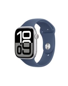 APPLE Pametni sat S10 GPS 46mm, Silver Alu Case sa Denim Sport Band - S/M - 295307