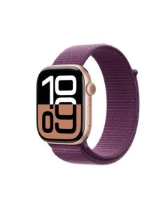 APPLE Pametni sat S10 GPS 46mm, Rose Gold Alu Case sa Plum Sport Loop - 295313