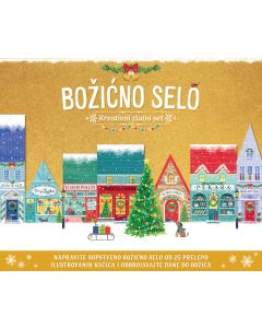 Božićno selo – kreativni zlatni set - 29650