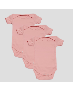 Corall Bodi Kratak Rukav Set Od 3 Rozih - P-117656