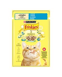 FRISKIES Vlažna hrana za mačke u sosu sa lososom 85g - 7613036964081