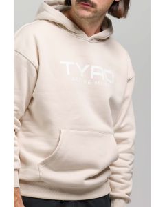 TYRO One Dukserica sa Kapuljačom za muškarce, off white