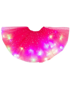 Magična suknjica sa LED svetlima, roze