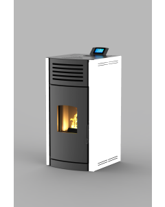 MARELI Kamin na pelet ONYX Hydro 30 (4kW + 26kW) bela