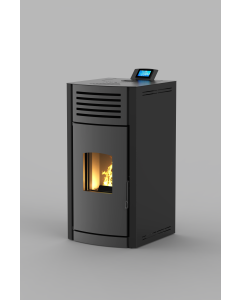 MARELI Kamin na pelet ONYX Hydro 30 (4kW + 26kW) crna