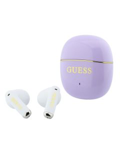 GUESS Bluetooth slusalice TWS Glossy Gold Line Classic ljubiste (GUTWSG3HGECU)