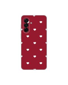 Maska za Samsung A175F Galaxy A17 Burgundy Hearts Silikonska Print Skin