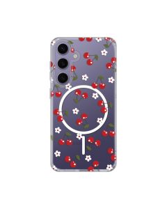 Maska za Samsung S921B Galaxy S24 Cute Cherries Print Magsafe - 8021104
