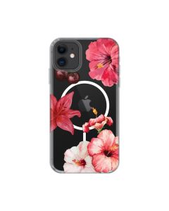Maska za iPhone 11 6.1 Hibiscus Print Magsafe - 8021022