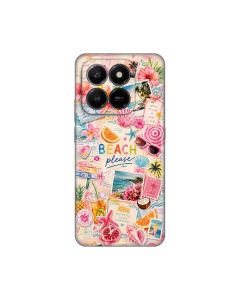 Maska za Honor X7d 4G/400 Smart 5G Beach Please Silikonska Print Skin