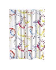 RIDDER Zavesa za kadu 180x200cm Party - 3005300