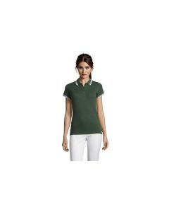 PASADENA WOMEN ženska polo majica sa kratkim rukavima - tamno zelena