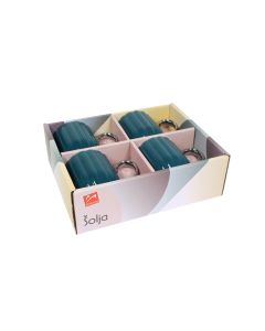 SIGMA Set porcelanskih šolja 190 ml 4/1 RXG-N241664C, zelena - 3008022