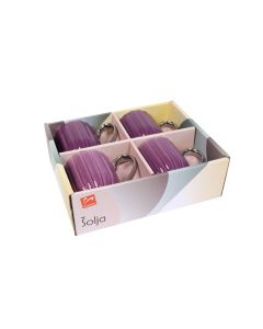 SIGMA Set porcelanskih šolja 190 ml 4/1 RXG-N241664D, ljubičasta - 3008023