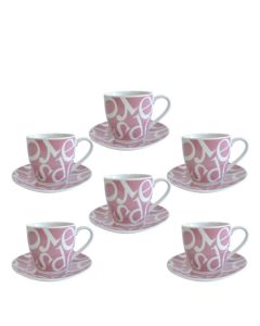 SIGMA Set za kafu 160 ml roze 6/1 - 3009520