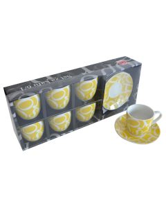 SIGMA Set za kafu žuti 160 ml 6/1 - 3009521