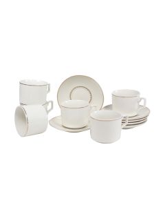 SIGMA Set porcelanskih šoljica za kafu 160ml 6/1 JH-ZYH160-1522, bela