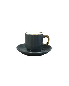 SIGMA Set šoljica za espresso kafu 80ml 6/1 RXG-N250819A, siva/zlatna