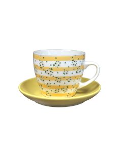 SIGMA Set šoljica za kafu 220ml 6/1 RXG-N6001A, bela/žuta