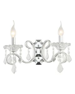 FORMA Zidna lampa kristal 2xE14 ML1403-2 CH