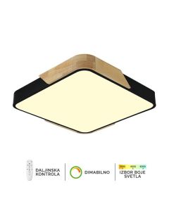 FORMA LED plafonska lampa 30W 3000K-6400K F2812-30C BK-drvo