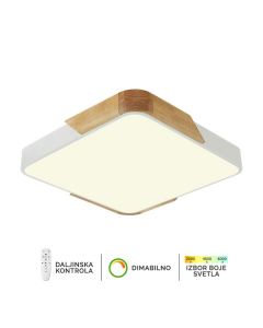 FORMA LED plafonska lampa 30W 3000K-6400K F2812-30C WH-drvo