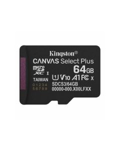 KINGSTON 64GB microSDXC Class10 100Mb/s SDCS3 +adapter Canvas Select Plus