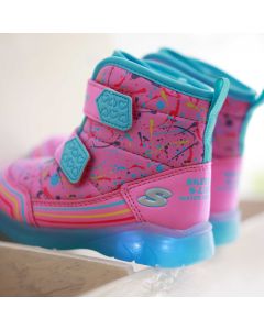 SKECHERS Čizme illumi brights power paint GT - 302653N-PKMT22