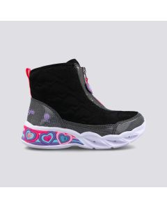 SKECHERS Čizme sweetheart lights gp - 302666L-BKMT35