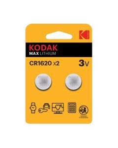 KODAK MAX lithium baterija CR1620, 2 kom - 30417694