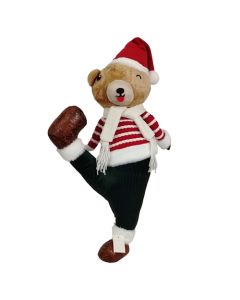 ENA Novogodišnja figura Meda 31x15x82cm 25EN036