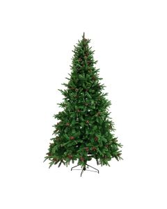 ENA Novogodišnja jelka sa bobicama i šišarkama 240cm 25EN1469