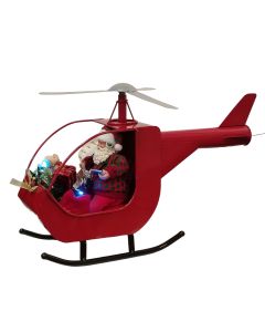 ENA Novogodišnja dekoracija sa zvukom i svetlom Deda Mraz  25EN001